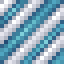 Light Blue on White Hazard Stripes icon
