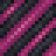 Magenta on Black Hazard Stripes icon