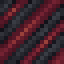 Maroon on Black Hazard Stripes icon