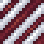 Maroon on White Hazard Stripes icon