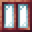 Maroon Two Pane Locometal Window icon