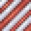 Orange on White Hazard Stripes icon