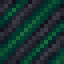 Pine Green on Black Hazard Stripes icon