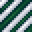 Pine Green on White Hazard Stripes icon