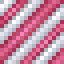 Pink on White Hazard Stripes icon