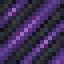 Purple on Black Hazard Stripes icon