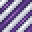 Purple on White Hazard Stripes icon