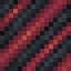 Red on Black Hazard Stripes icon