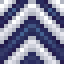 Royal Blue on White Chevron icon