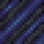 Royal Blue on Black Hazard Stripes icon