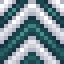 Sea Green on White Chevron icon