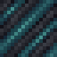 Sea Green on Black Hazard Stripes icon