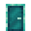 Turquoise Hinged Locometal Door icon