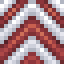Vermilion on White Chevron icon