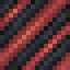 Vermilion on Black Hazard Stripes icon