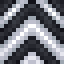 White on Black Chevron icon