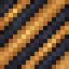 Yellow on Black Hazard Stripes icon