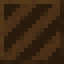 Diagonal Dark Oak Plank Stripes Stairs icon