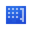 Blue Pattern Grid icon