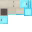 Light Blue Kitchen Storage Cabinet icon