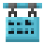 Blue Bioshroom Hanging Sign icon