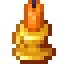 Gold Orange Candle Holder icon
