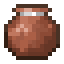 Empty Jar with Iron Band Icon icon